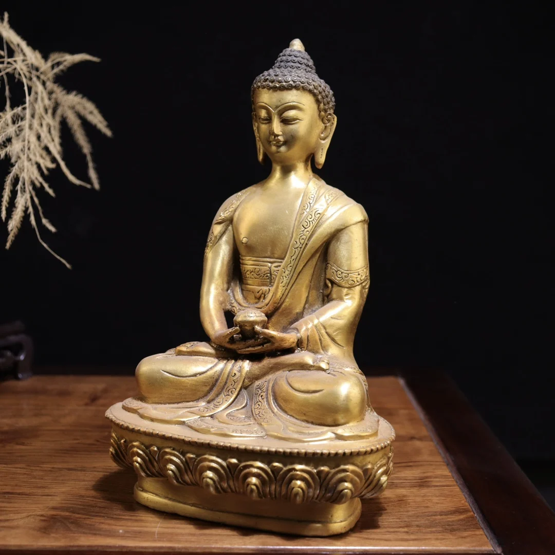 Высококачественные тибетские латунные статуи - медицина Будды и Бодхисаттвы