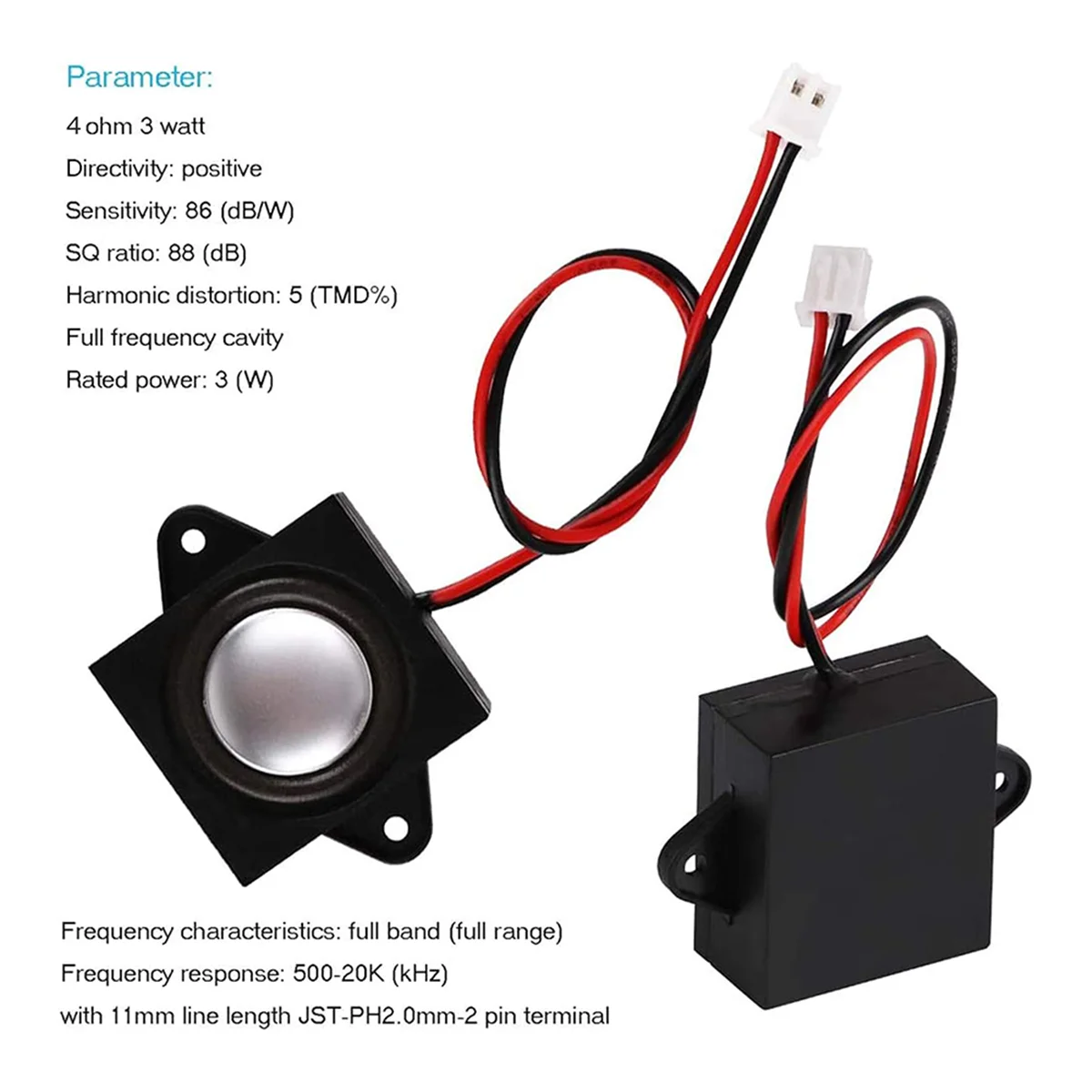 6 шт. 2831/3128 динамик 4 Ом 3 Вт 4R полный диапазон полости звука высокой точности