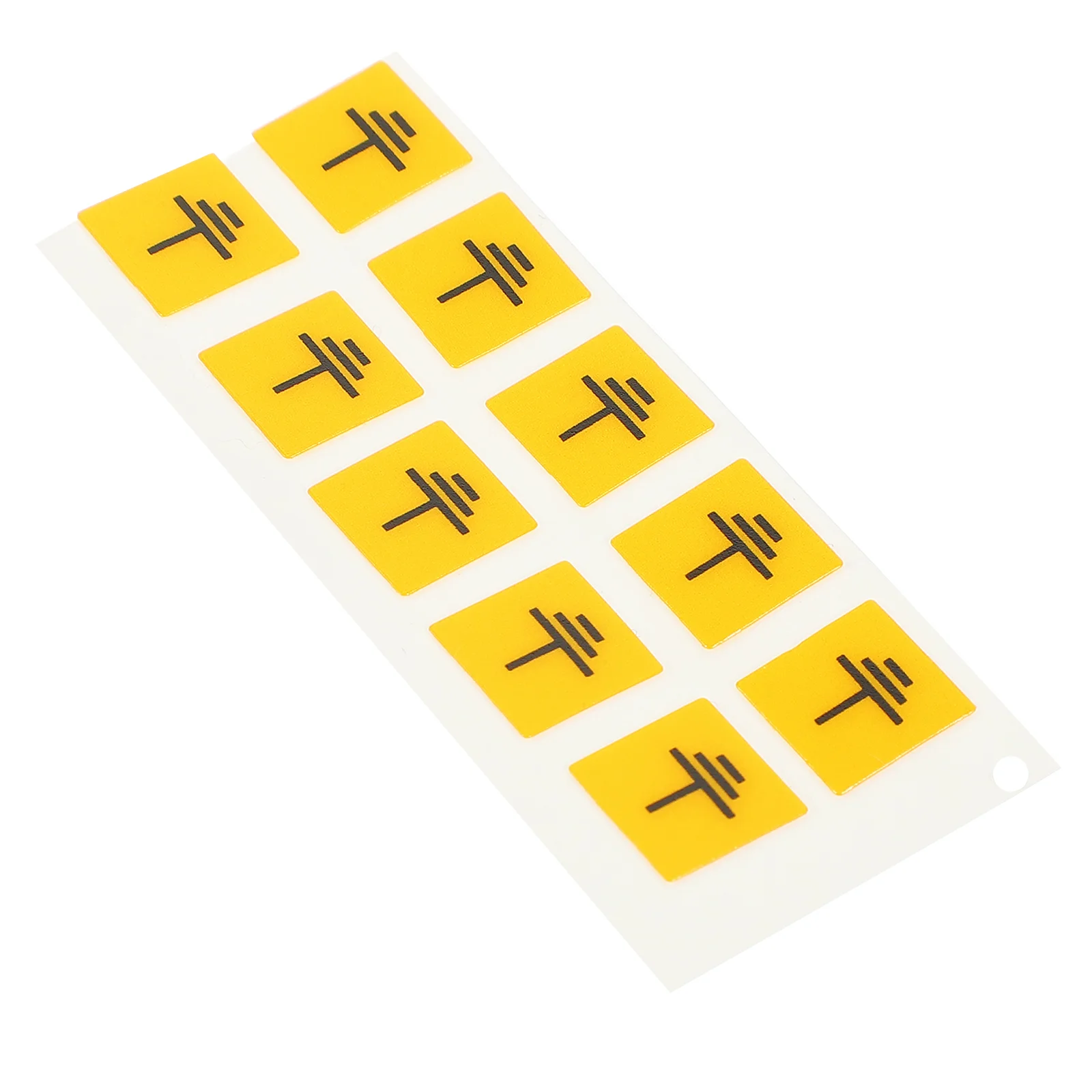 

10 Pcs Electrical Grounding Stickers Warning Sign Mechanic Equipment Decals Shocks Machinery Safety Small Mark