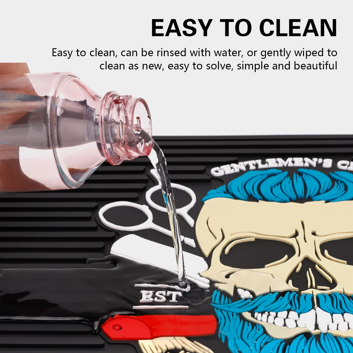 Магнитный нескользящий коврик для парикмахерских инструментов Силиконовый