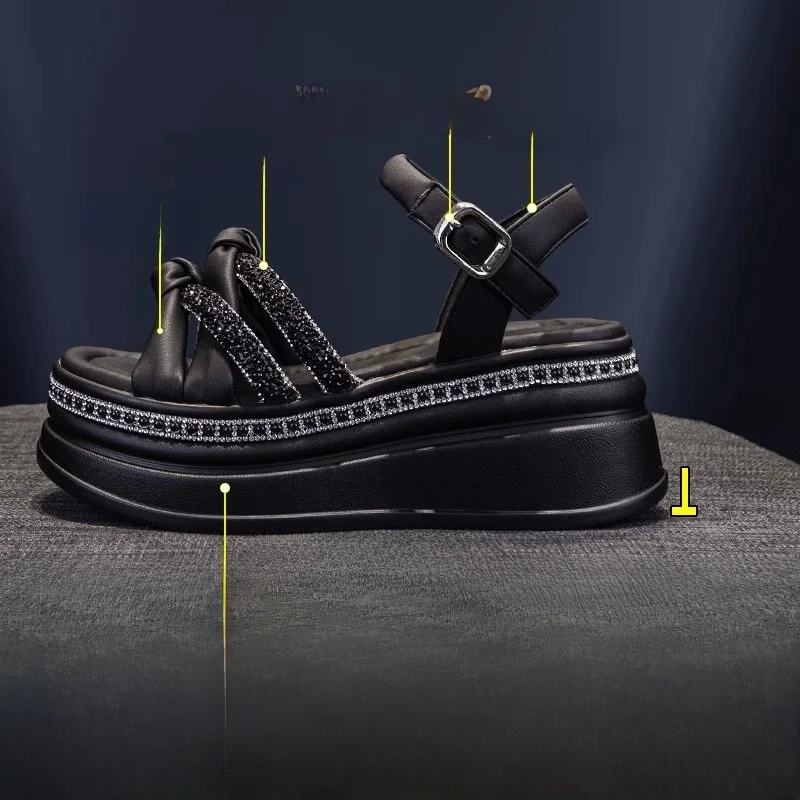 Туфли модные женские туфли на каблуке Luo Liang новинка 202 лето популярные 3