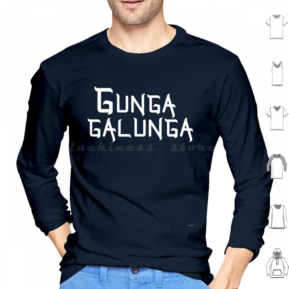 Худи Gunga Galunga с длинным рукавом Caddyshack Caddy Shack Цитата Смешные глупые цитаты Ty Webb Carl Al