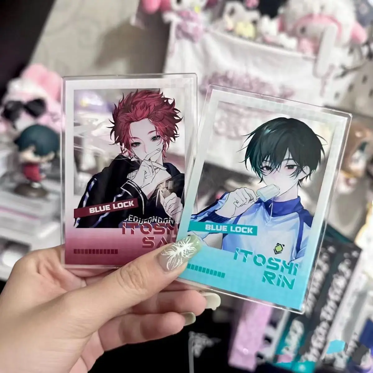 Аниме Синий замок Рин итоши Sae Косплей милое акриловое украшение бутамина