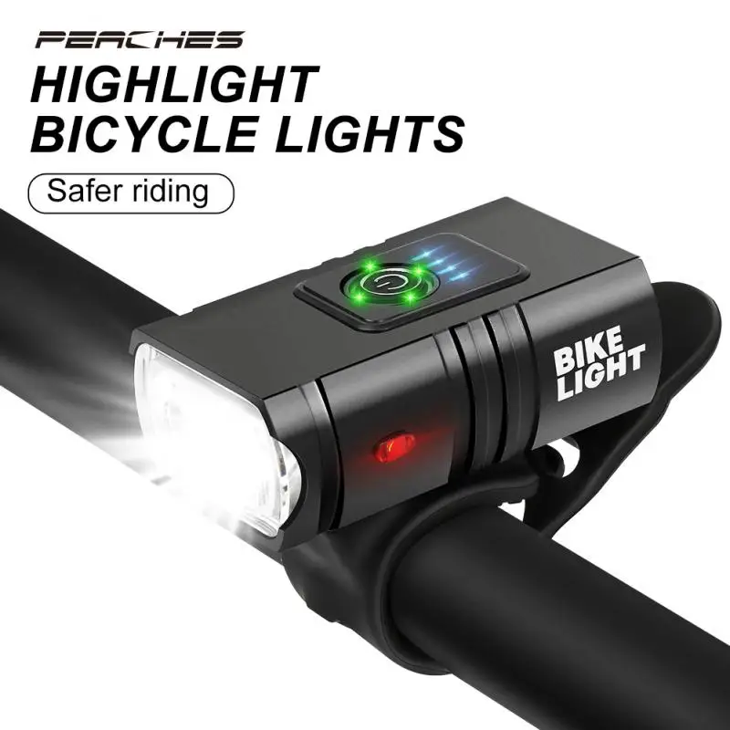 

Передсветильник светодиодный фсветильник T6 для горного велосипеда, 6 режимов освещения, зарядка через USB, Аксессуары для велосипеда