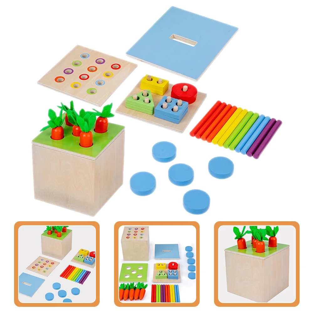 

Интеллектуальная коробка игрушки Монтессори для детей 6-12 месяцев Обучающие Младенцы месяцев Сортировка малышей 1-3 дидактические игры от 4 штук