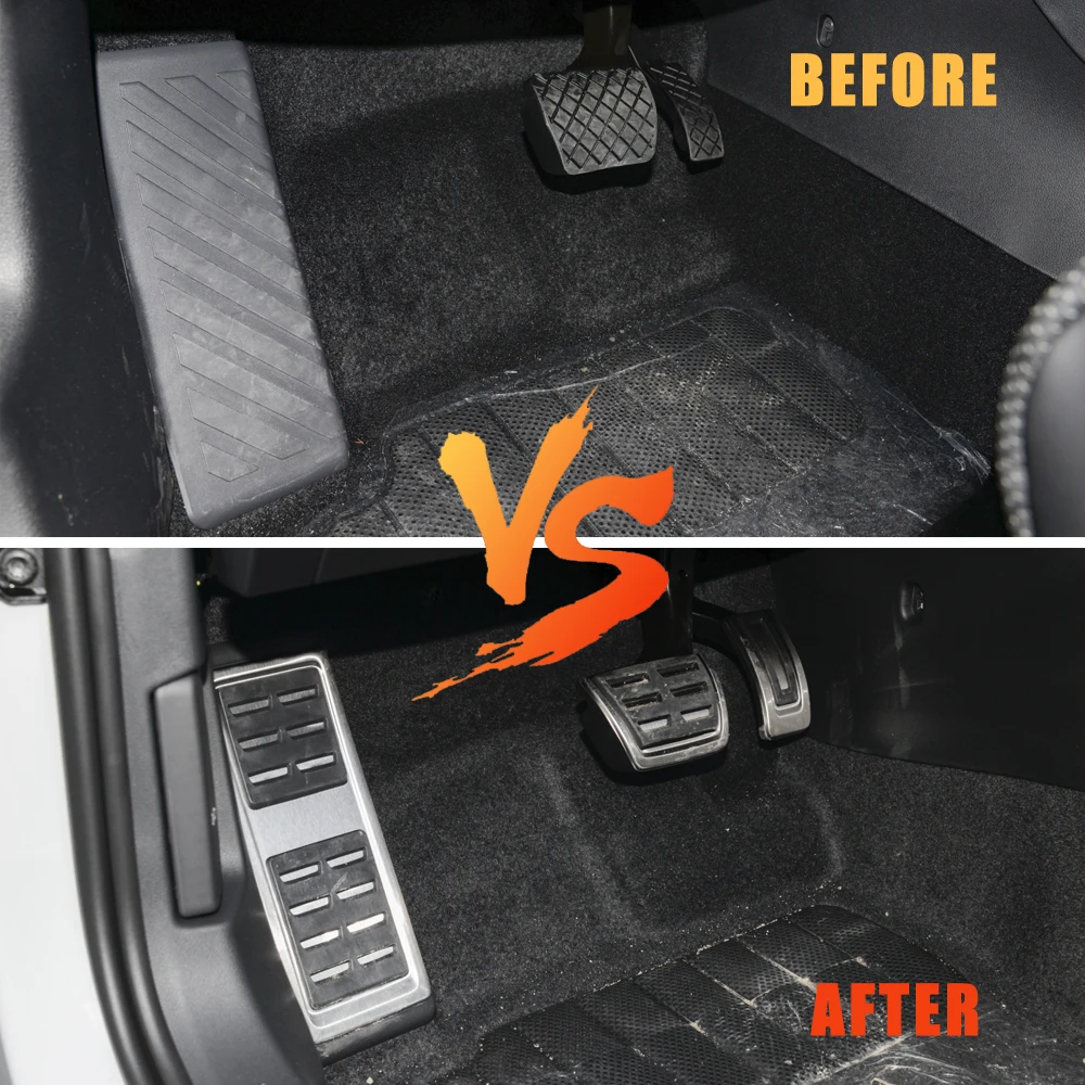 Чехол На Педаль Из Нержавеющей Стали Для Volkswagen VW Golf 7 8 GTi MK7 Polo A05 Passat B8 Skoda Kodiaq Rapid