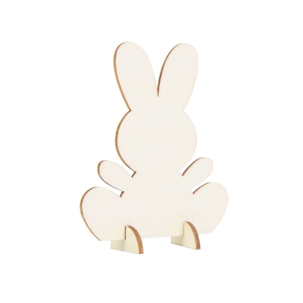 10 шт. Пасхальный кролик деревянные украшения поделки своими руками детская