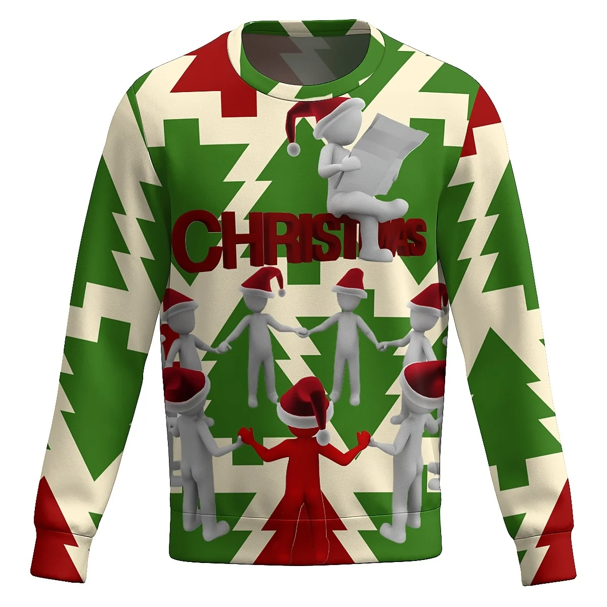 Рождественская Толстовка liaseo с 3D принтом в стиле ретро идеально подходит для