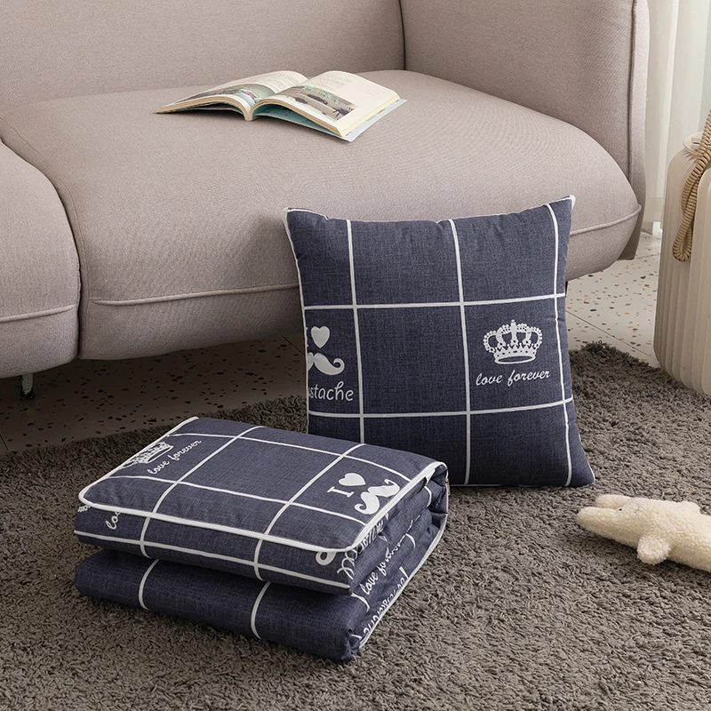 

Стеганое одеяло-подушка 2 в 1, полиэстер/хлопок