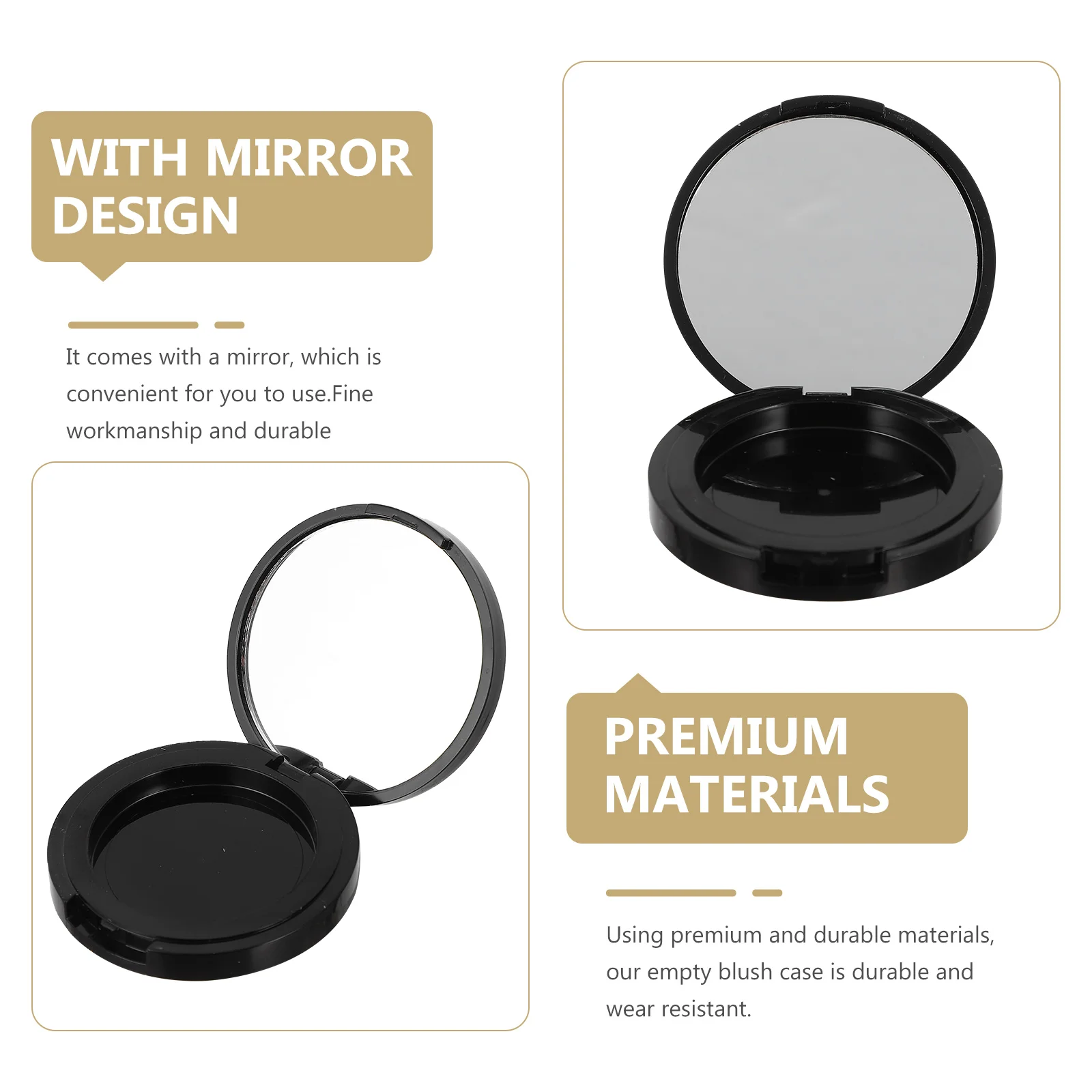 Контейнер для губной помады порционный лоток зеркало макияжа портативный футляр