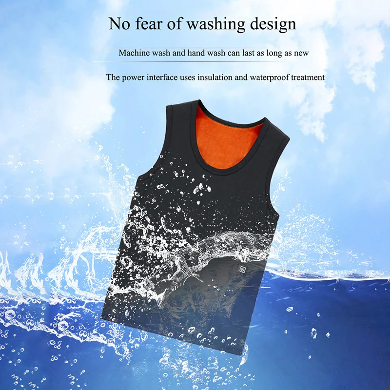 

Жилет с инфракрасным электроподогревом и тремя зонами, 2021