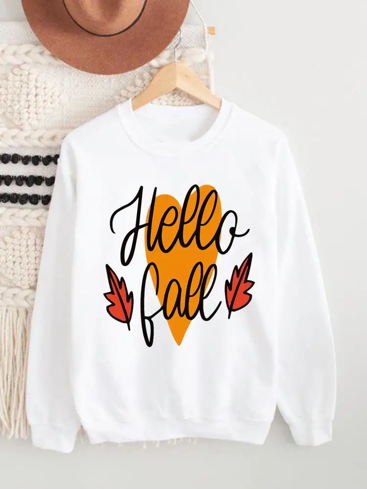 

Женские осенние модные пуловеры, сезон, трендовая Милая женская осенняя одежда с круглым вырезом, женские свитшоты с графическим рисунком