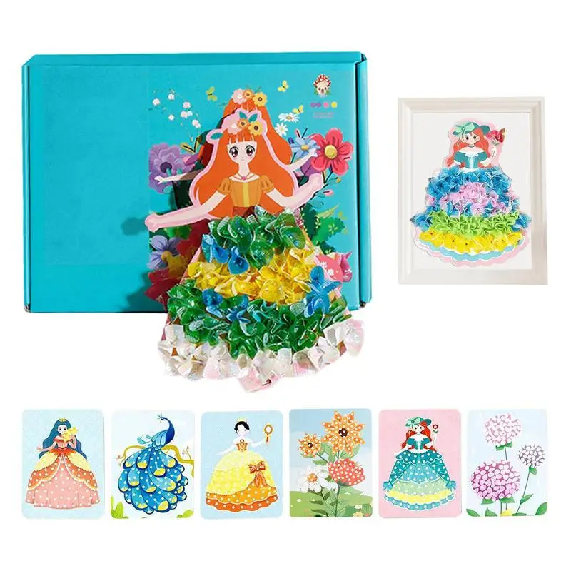 

Dress Up Sticker Book Childhood Infinite Dream Hand-Painted Princess Dress Up Sticker Book Make Your Own Princess Stickers