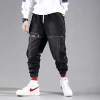 2022 new streetwear hip hop cargo pants mens jeans cargo pants elastic harun pants joggers pants in autumn and spring men c