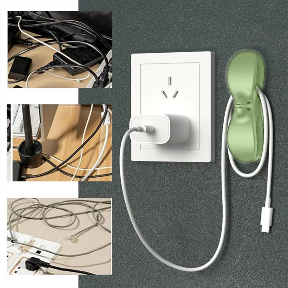 

1 PCS Cord Winder Organizer Cable Management Clip Holder Keeper Organizer For Air Fryer Coffee Machine Kitchen Appliances NEW