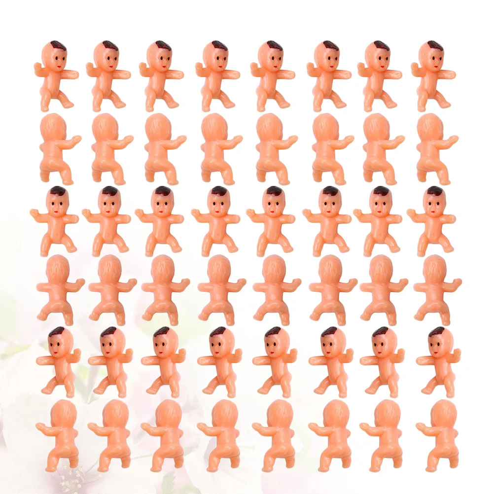 

100 Pcs Baby Para Mujer Bath Favors Supplies Bulk Small Dolls Plastic Babies Cute things for girls
