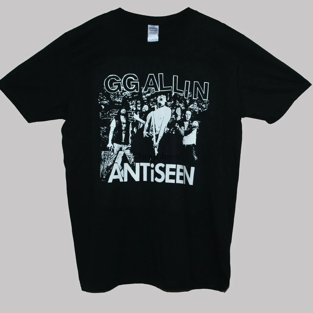 Футболка GG Allin Antiseen Hardcore в стиле панк-рок с круглым вырезом унисекс |