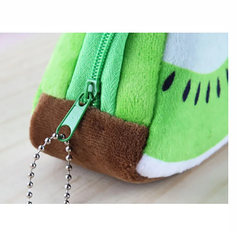 Fruit Coin Wallet Multi-function Data Cable Charger Pocket Bag Zipper Pocket Portable Portomonee Vrouwen  Headphone Bag
