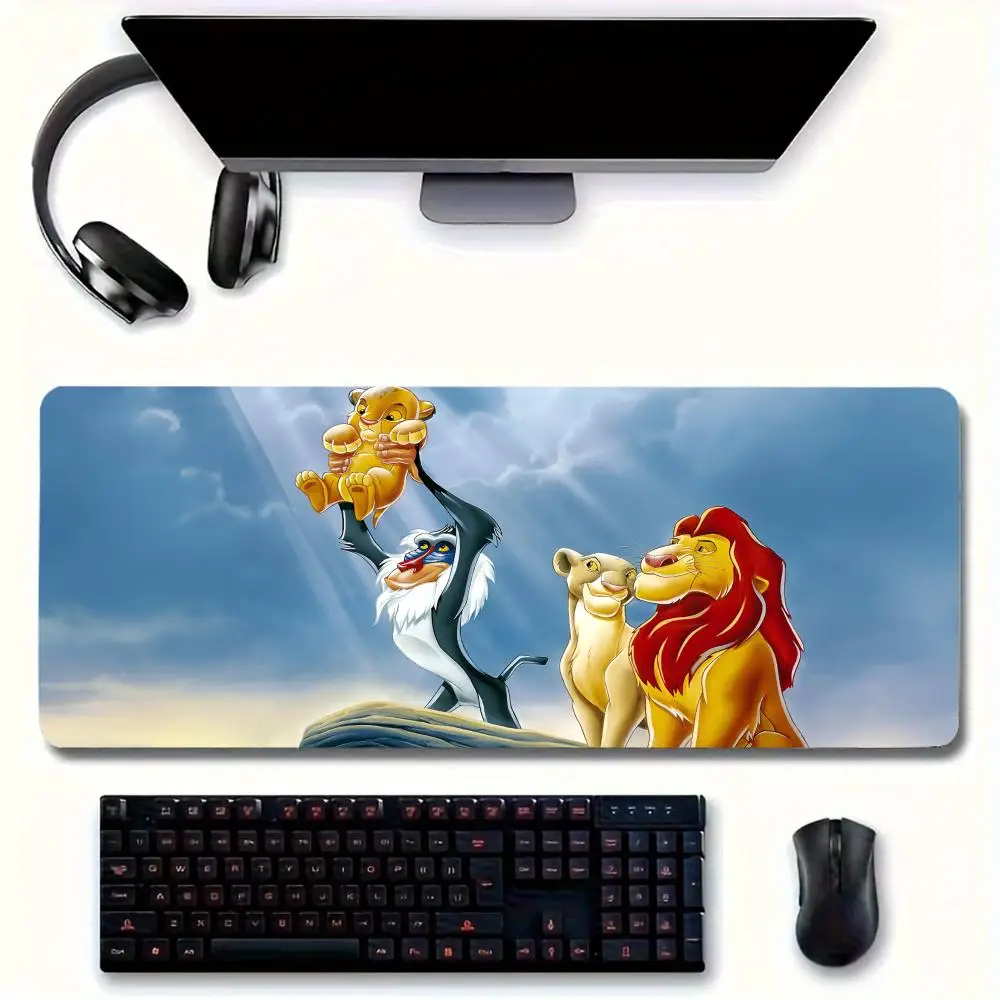Большой коврик для мыши с мультяшным аниме L-Lion King большой дома и офиса