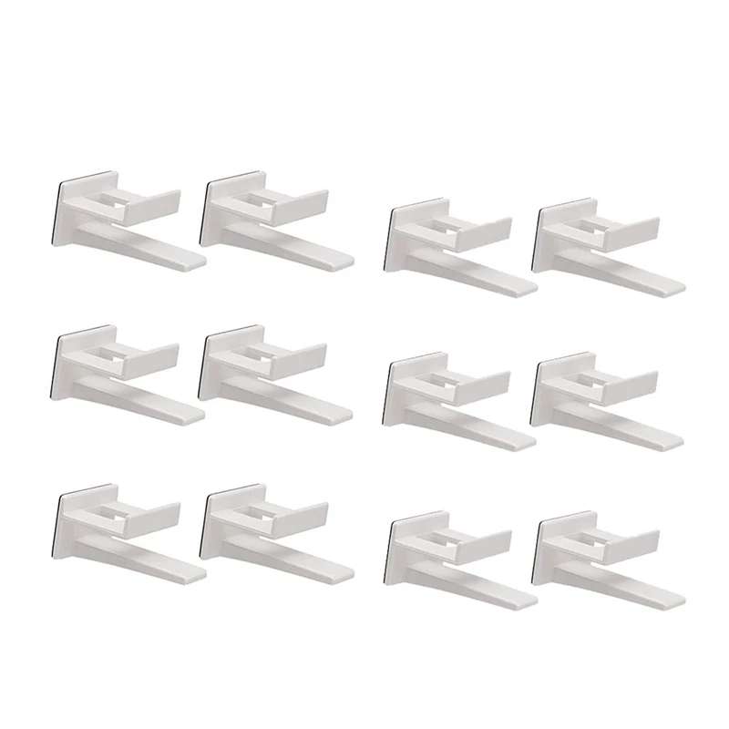 

Adhesive Hat Rack Display Hooks For Wall & Door (12 Pack) Baseball Cap Holder, Closet & Storage Organizer