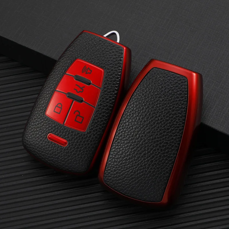 

TPU Car Remote Key Case Cover for Baic BJ40 PLUS EX5 EU5 EC5 BJ80 Holder Fob Shell Protected Keychain Auto Accessories