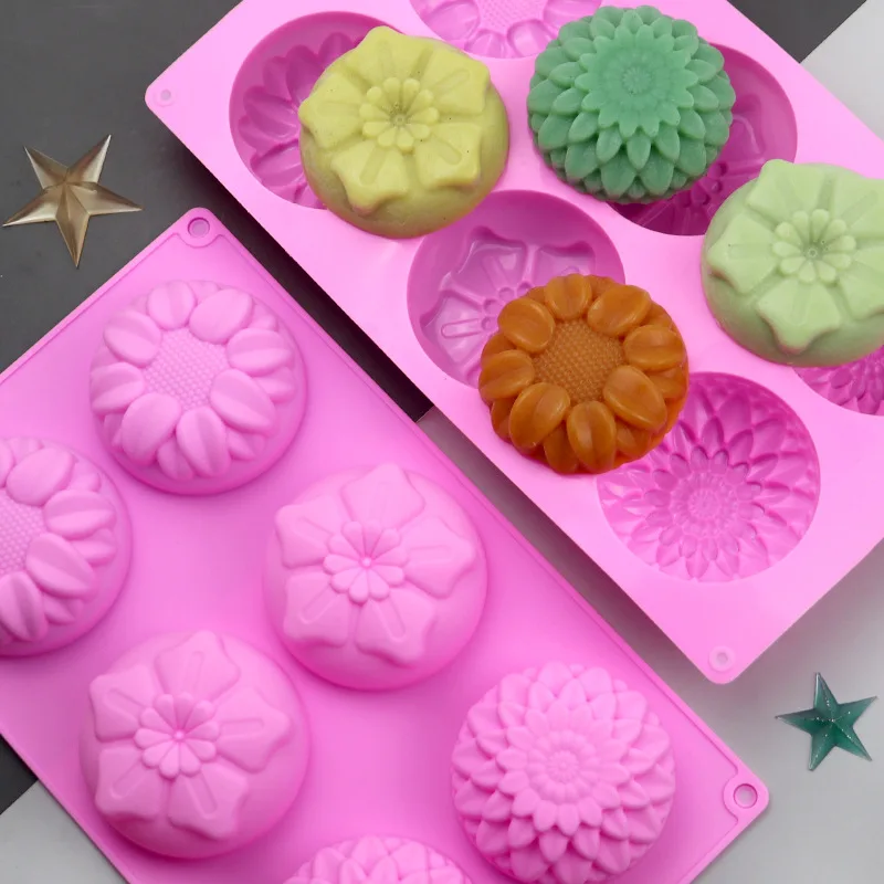 

Silicone Cake Molds Flowers and Plants Cake Bakeware Baking Tools 3D Bread Pastry Mould Pizza Pan DIY Birthday Wedding Party