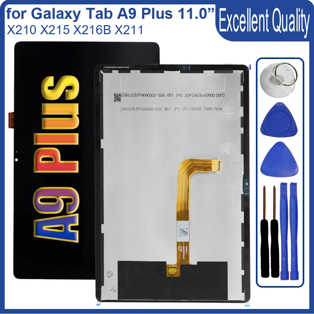 11 0-дюймовый ЖК-дисплей для Samsung Galaxy Tab A9 Plus X215 с цифровым преобразователем