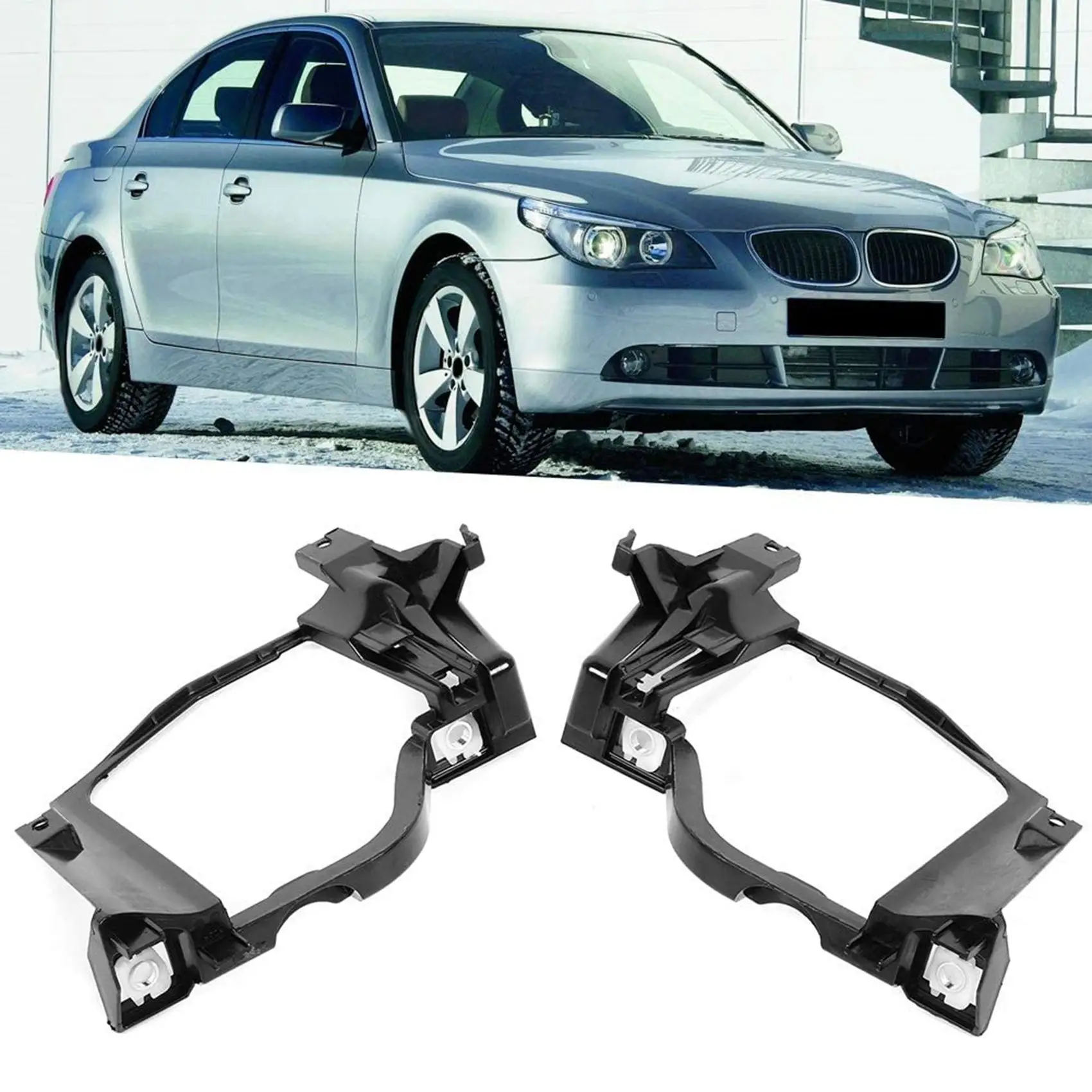 

Headlight Mounting Brackets Support 63126936089 Fit for -BMW 5 Series E60 E61 525I 528Xi 530I Auto Accessories