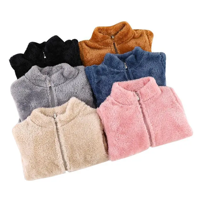 

2-10T New Arrival Thick Coat for Baby Children's Jackets Coats Zipper Autumn Toddler Boys Girls Outwear Long Sleeve Kids Jackets