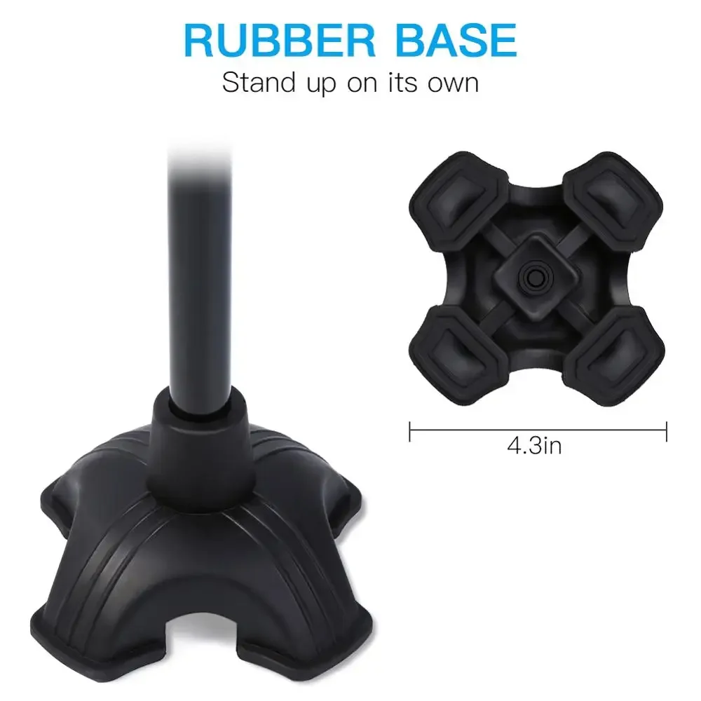 Одна подушка с ручкой выдвижная самостоящаяся складная трость Baston Crutch легкая со