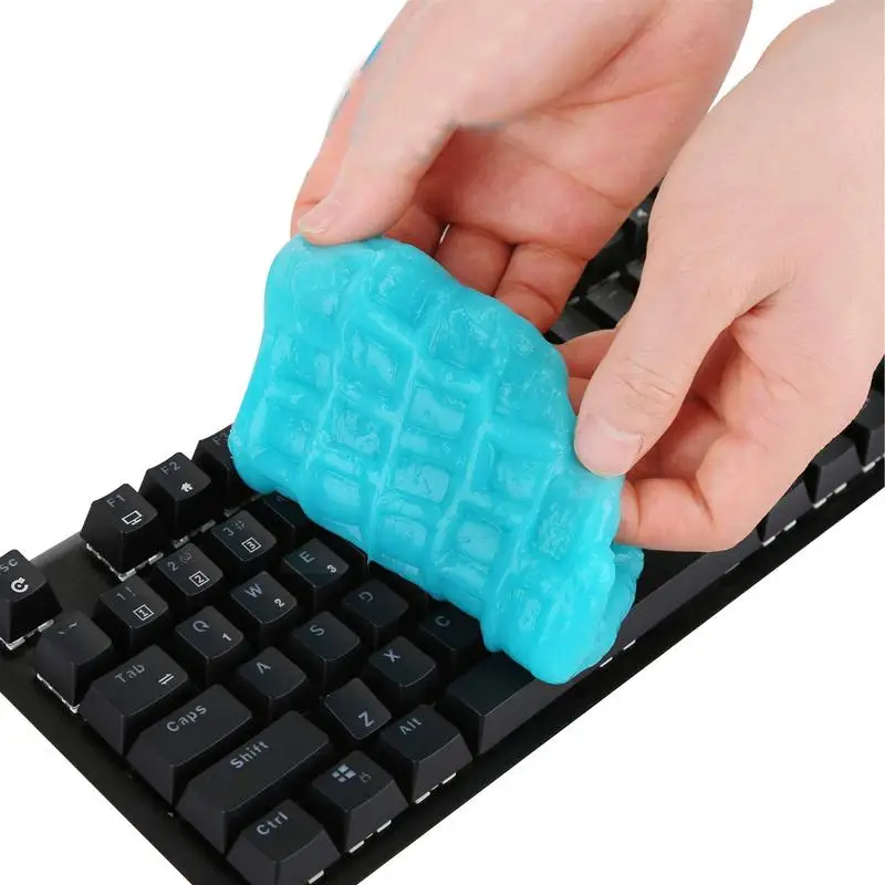 

Clean Glue Gum Silica Gel Car Keyboard Dust Dirt Cleaner Cute Green Slime Practical Durable High Quality Magic Soft Sticky