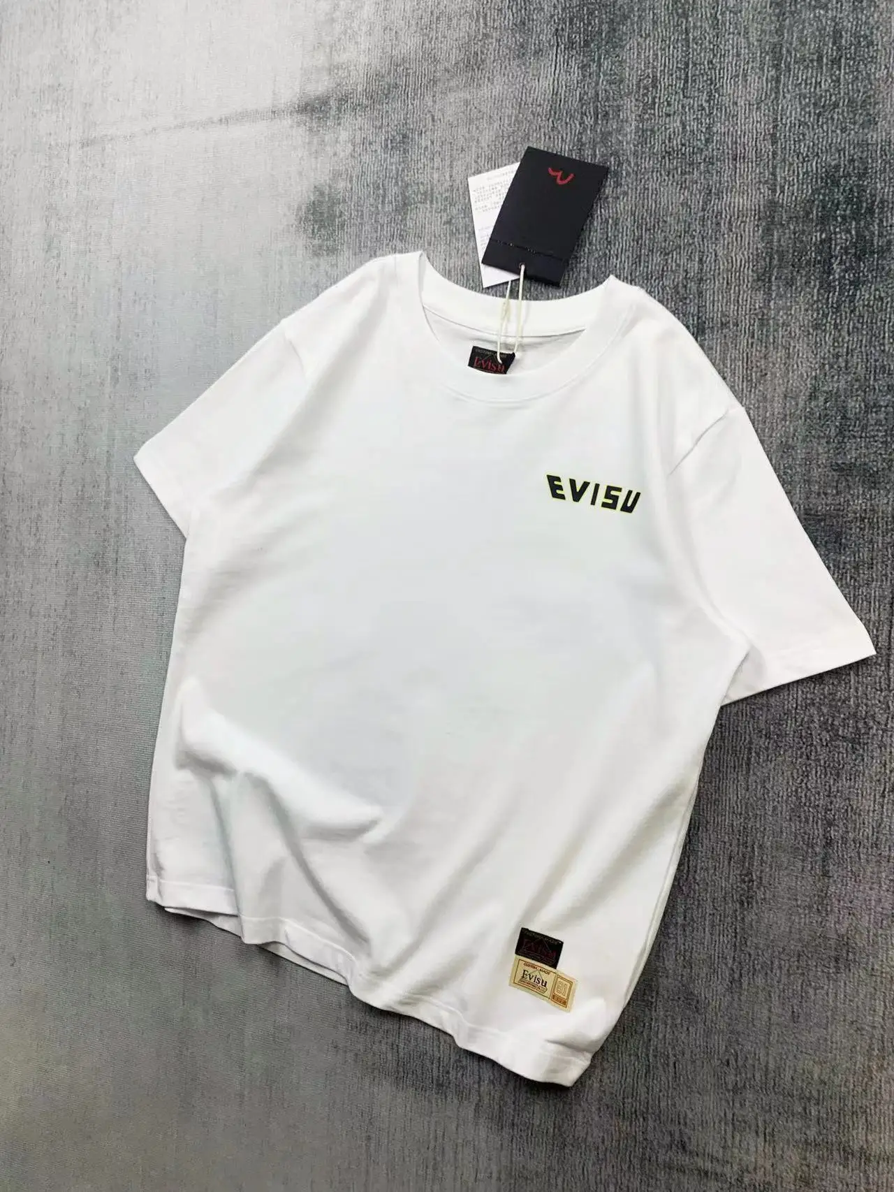 

022New fushen Personality T-shirt Simple Style Pure Cotton Comfortable Summer Couple Short Sleeves