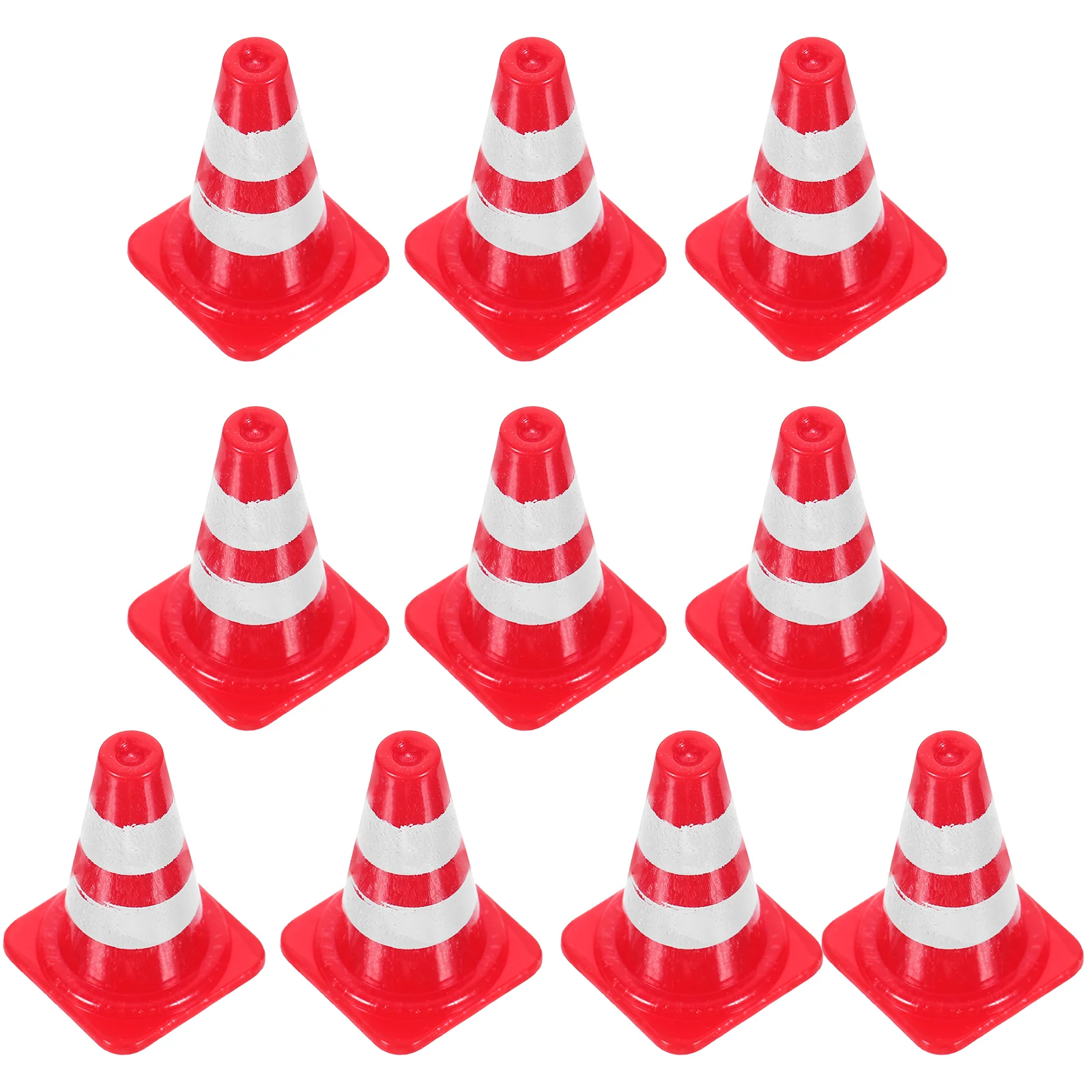 

Miniature Doll House Traffic Cones Tiny Cones Sand Table Decor Road Sign Sand Model For Children'S Toy Car Parking Scene