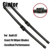 gintor for audi a2 30 single 2000 2001 2002 2003 2004 2005 car windscreen wiper blades clean the windshield fit side pin arms
