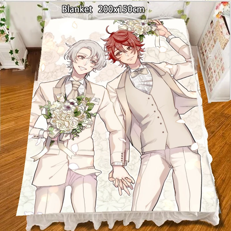 

Anime Fleece Blanket DREAM!Ing Shinya Shibasaki quilt carpet soft 200x150cm