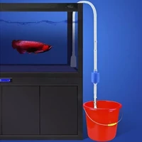 2022jmt aquarium tool water filter fish tank gravel vacuum 1 6m cleaner siphon pump