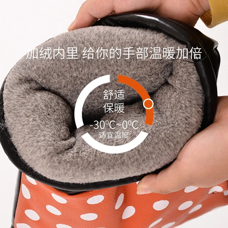 Водонепроницаемые зимние велосипедные перчатки непромокаемые на руль