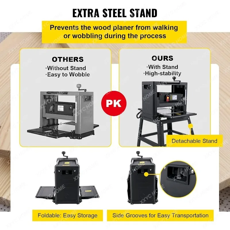 Строгальный станок толщина 13 дюймов 2000 Вт 8000 об/мин 15 А