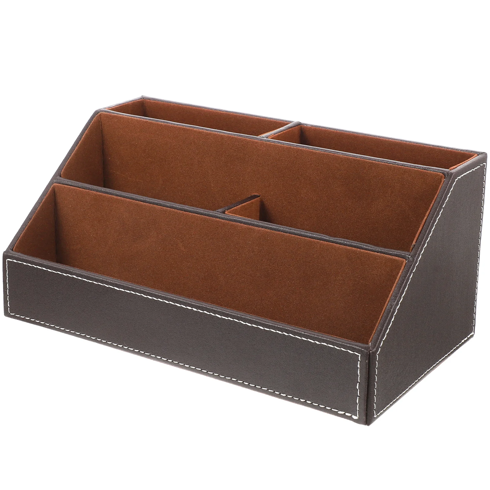 

Storage Rack Television Stand Remote Holder Table Control Office Organization HDF Desk Organizer Man