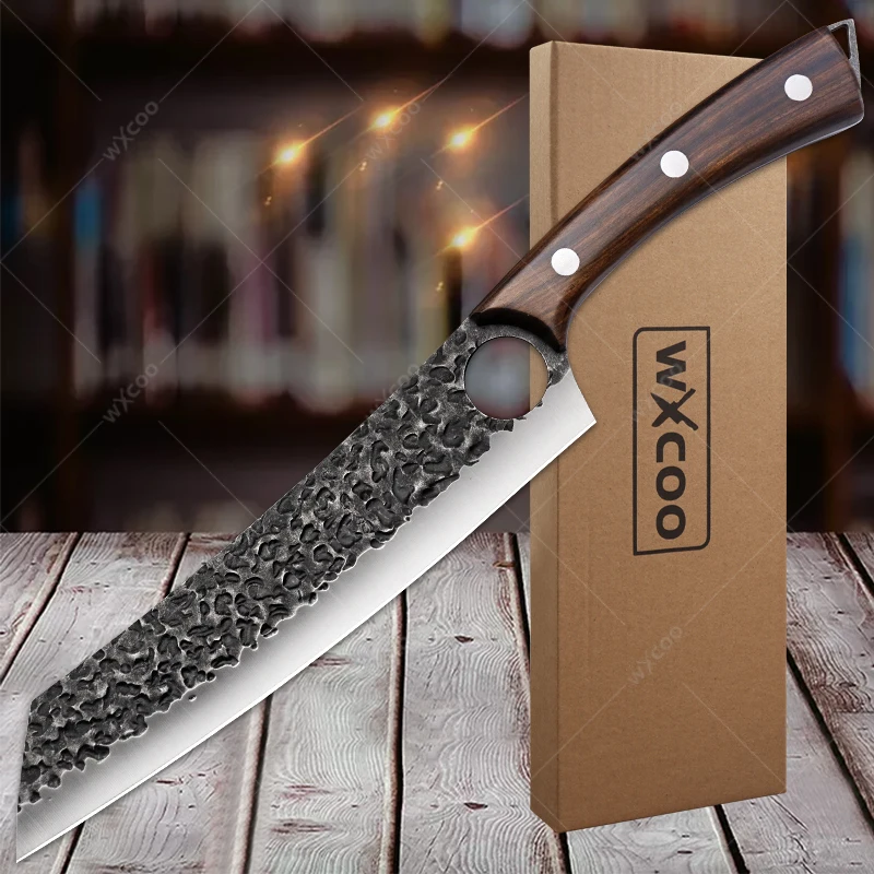 Профессиональный нож для обвалки шеф-повара из высокоуглеродистой нержавеющей