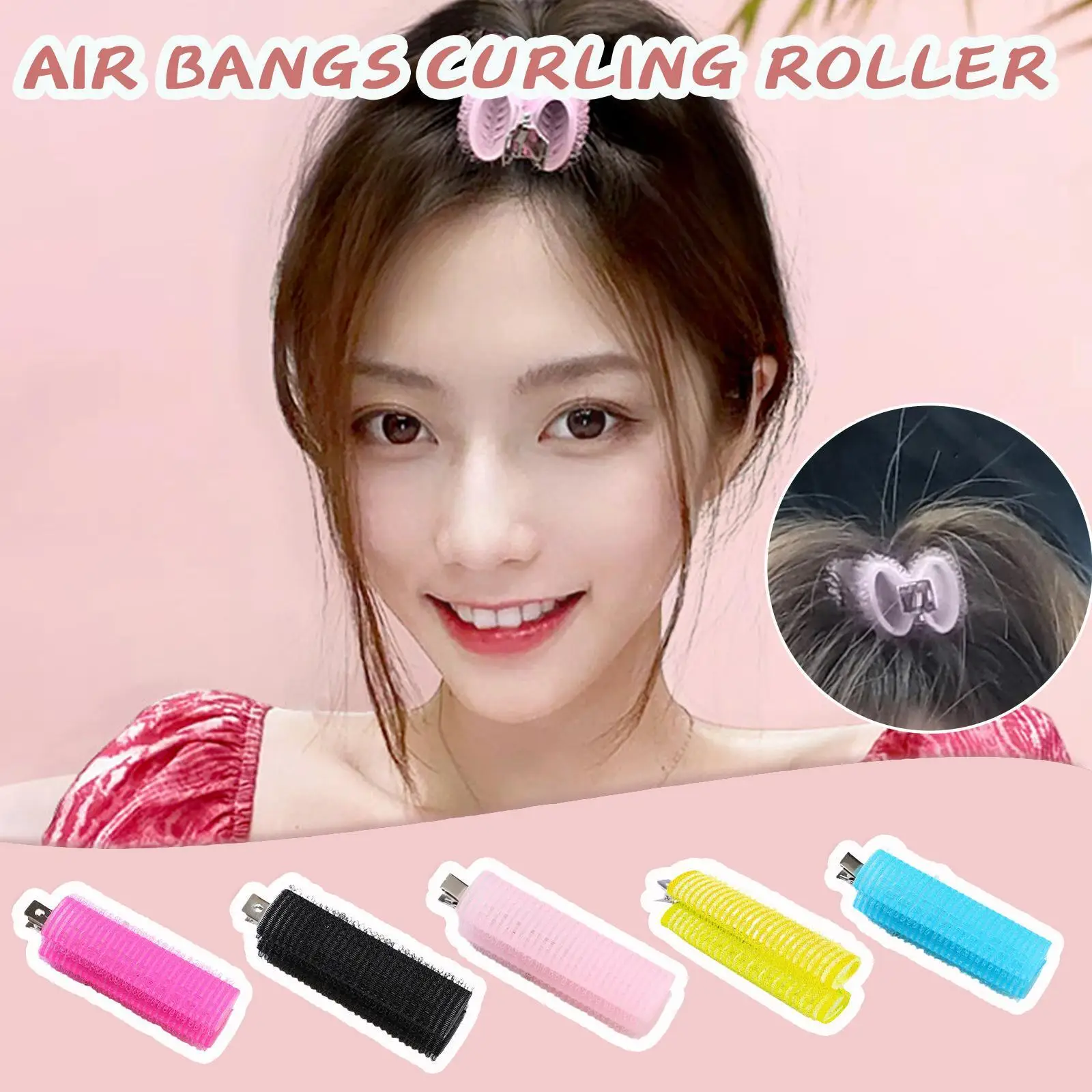 Sponge Roller Hair Curler Clip Styling Design Sponge Air Clip Curling Hair Roll Diy Bangs Adhesive Tools Self Home Beauty R U1p8