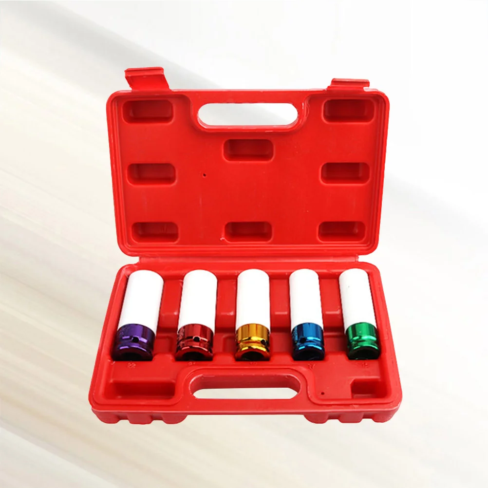 5 шт. Набор адаптеров для шестигранных головок 15 мм 17 19 21 22 защитные втулки