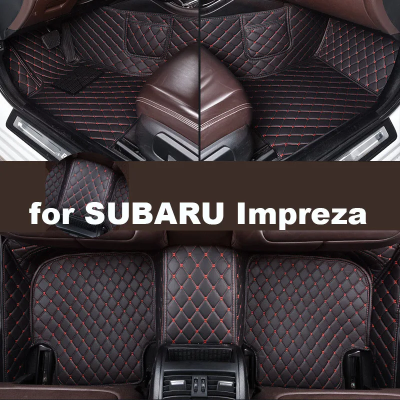 

Autohome Car Floor Mats For SUBARU Impreza 2007-2017 Year Upgraded Version Foot Coche Accessories Carpets