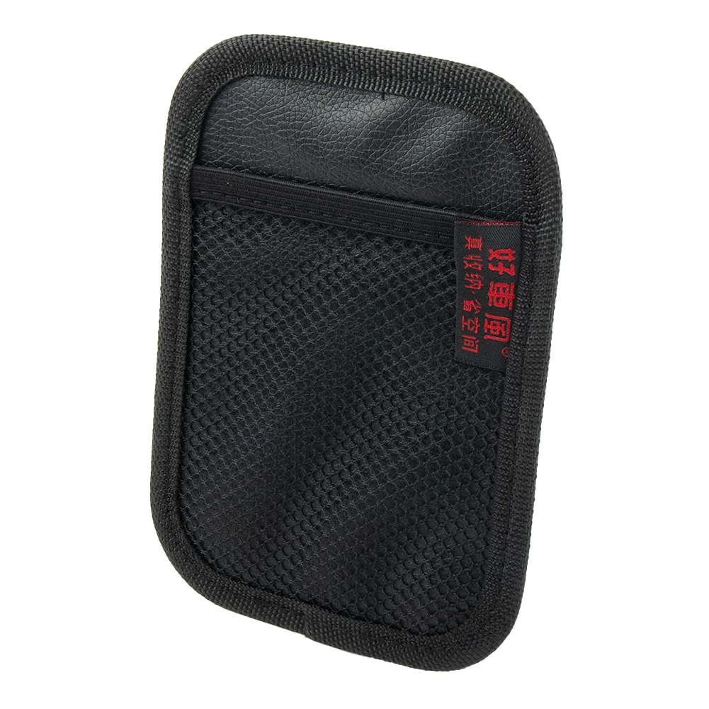 

1 Set Storage Bag PU Leather Pouch Bag Storage Bag Universal Car Vehicle Stick-up 12cm*16.5cm Auto Storage 1 Set