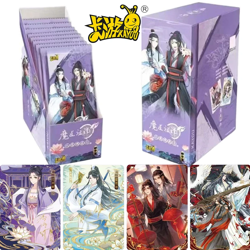 

KAYOU аниме MoDaoZuShi карты с надписями пьяные мечты основатель дьявольского Вей усян Lan Wangji карта полный комплект коллекционная карточка