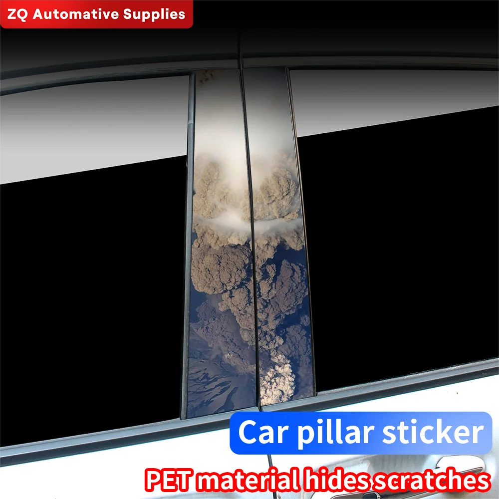 Наклейки на автомобиль с извержением вулкана забавное украшение для автомобиля