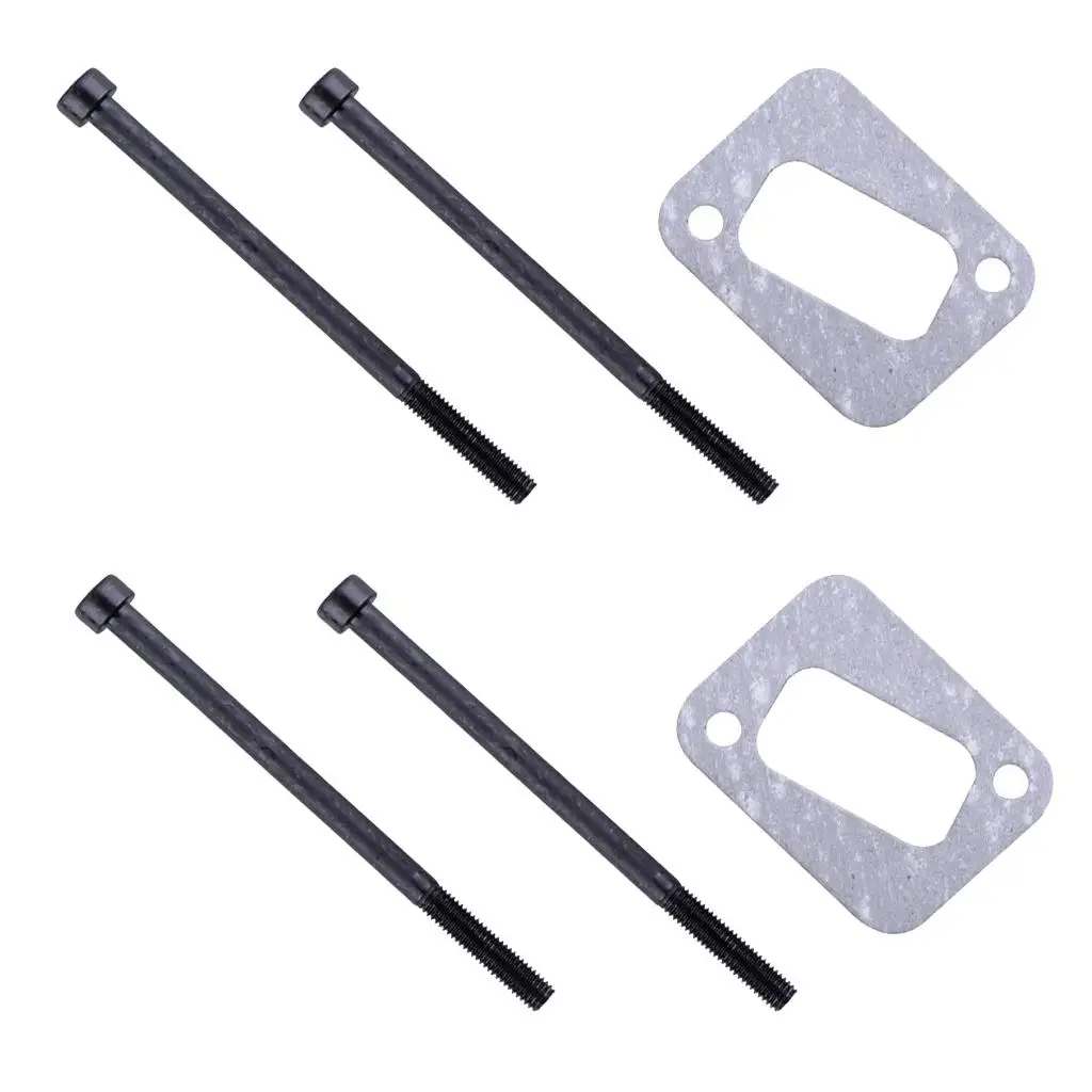 

2pcs Muffler Gasket 4pcs Bolts for 340 345 346XP 350 351 353 Chainsaw