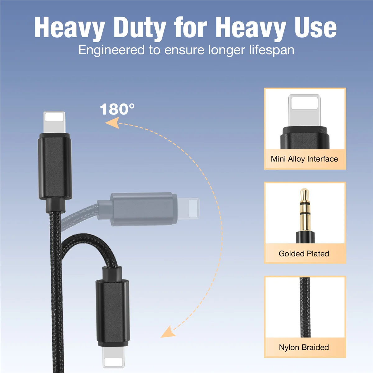 Автомобильный AUX-кабель для iPhone аудиокабель Aux 3 5 мм премиум аудио 13 Pro-8 Plus