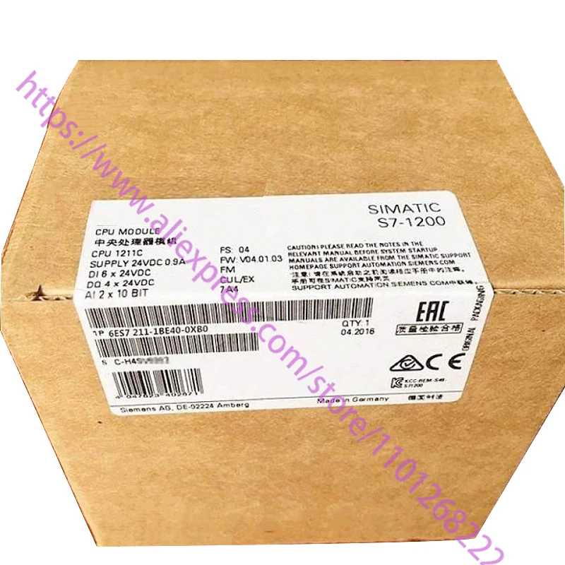 

6ES7 211-1BE40-0XB0 Новый оригинал, агентские инспекции