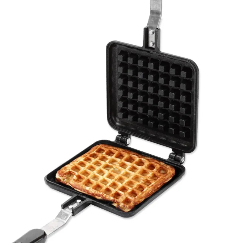 

Waffle Maker Pan Cast Stove Top Waffle Aluminum Alloy Waffle Pan Baking Tools For Breakfast Snacks